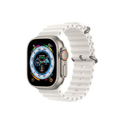 FixPremium - Remen Ocean Loop za Apple Watch (42, 44, 45 & 49 mm), bijeli