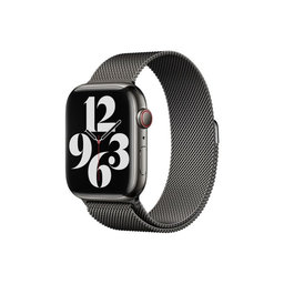 FixPremium - Remen Milanese Loop za Apple Watch (42, 44, 45 i 49 mm), grafit