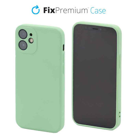 FixPremium - Maska Rubber za iPhone 12 mini, zelena