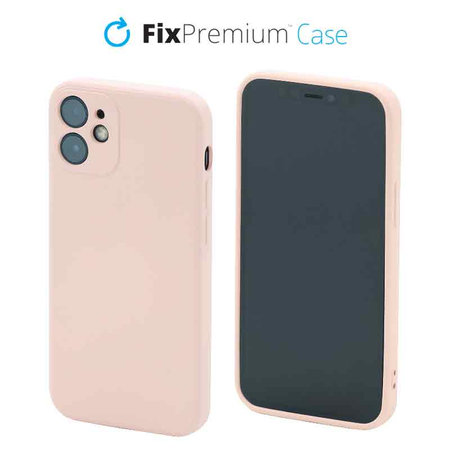 FixPremium - Maska Rubber za iPhone 12 mini, narančasta