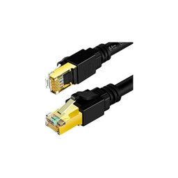 FixPremium - Ethernet kabel - RJ45 / RJ-45 (1m), crni