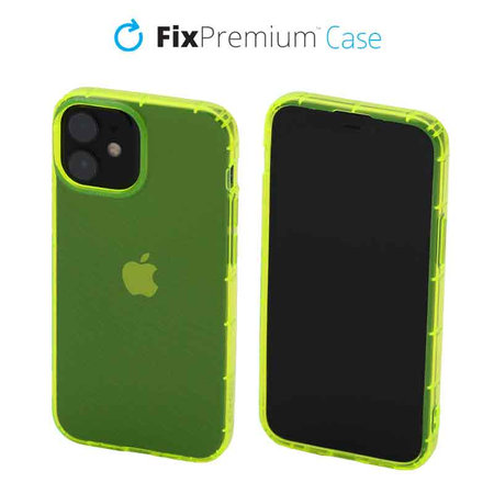 FixPremium - Maska Clear za iPhone 13 mini, žuta