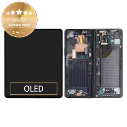 Samsung Galaxy Z Fold 5 F946B - LCD zaslon + zaslon osjetljiv na dodir + okvir (Phantom Black) - GH82-31842A Genuine Service Pack