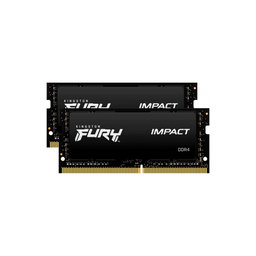 Kingston Fury Impact - Radna memorija SO-DIMM 32GB (2x16GB) DDR4 2666MHz - KF426S15IBK2/32 Genuine Service Pack