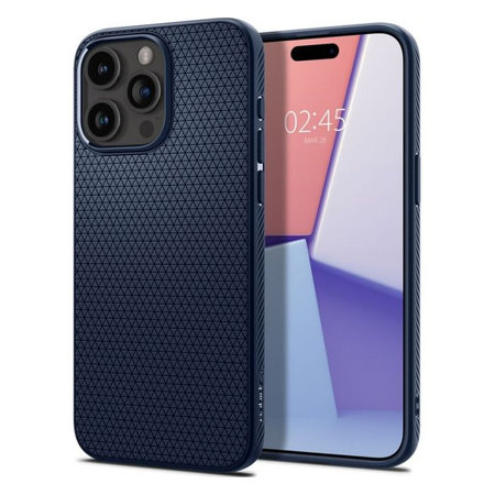 Spigen - Torbica Liquid Air za iPhone 15 Pro Max, Navy Blue