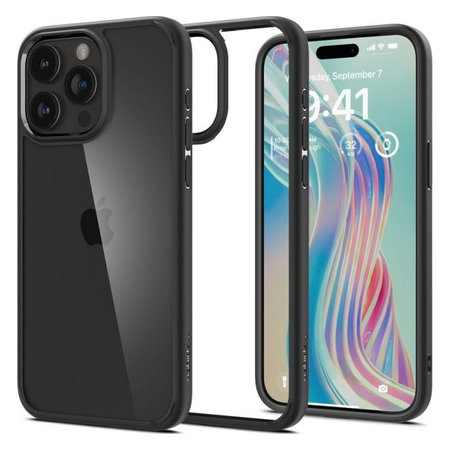 Spigen - Torbica Ultra Hybrid za iPhone 15 Pro Max, Matte Black