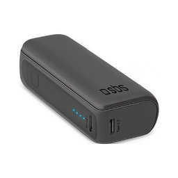 SBS - PowerBank NanoTube, 5000 mAh, crno