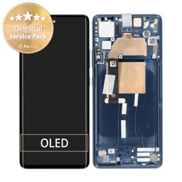 Motorola Edge 30 Fusion - LCD zaslon + zaslon osjetljiv na dodir + okvir (Neptune Blue) - 5D68C21190 Genuine Service Pack