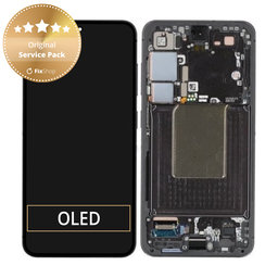 Samsung Galaxy S24 S921B - LCD zaslon + zaslon osjetljiv na dodir + okvir (Onyx Black) - GH82-33287A Genuine Service Pack