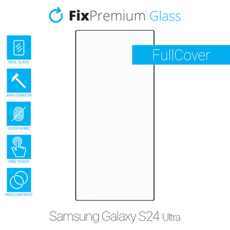 FixPremium FullCover Glass - Kaljeno Staklo za Samsung Galaxy S24 Ultra