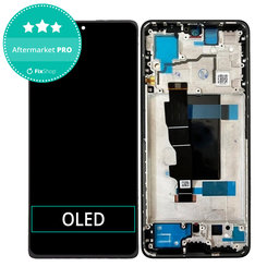 Xiaomi Redmi Note 13 Pro 5G 2312DRA50C - LCD zaslon + zaslon osjetljiv na dodir + okvir (Midnight Black) OLED