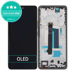 Xiaomi Redmi Note 13 Pro+ 23090RA98C - LCD zaslon + zaslon osjetljiv na dodir + okvir (Fushion Black) OLED