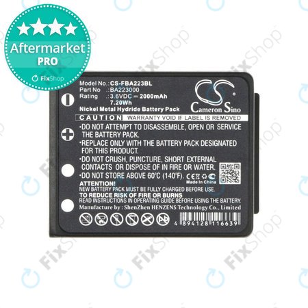 HBC Radiomatic Keynote, Linus 4, Micron 4, 5, 6, 7, Patrol D, Quadrix, Vector Pro - Baterija BA223000, BA223030, FUB6 2000mAh HQ