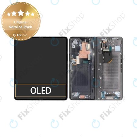 Samsung Galaxy Z Fold 5 F946B - LCD zaslon + zaslon osjetljiv na dodir + okvir (Gray) - GH82-31842D Genuine Service Pack