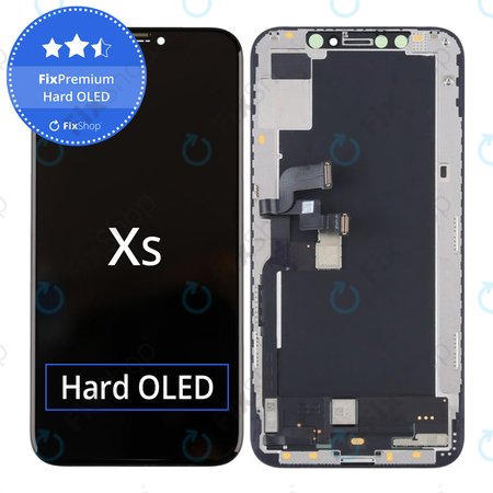 Apple iPhone XS - LCD zaslon + zaslon osjetljiv na dodir + okvir Hard OLED FixPremium