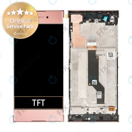 Sony Xperia XA1 G3121 - LCD zaslon + steklo na dotik + okvir (Pink) - 78PA9100030, 78PA9100070 Genuine Service Pack