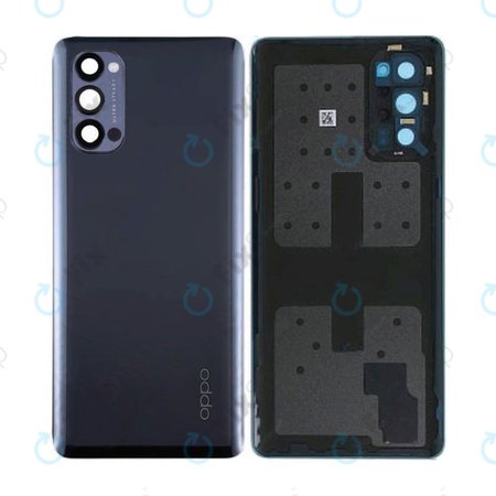 Oppo Reno 4 Pro - Pokrov baterije (Space Black) - 4904741 Genuine Service Pack