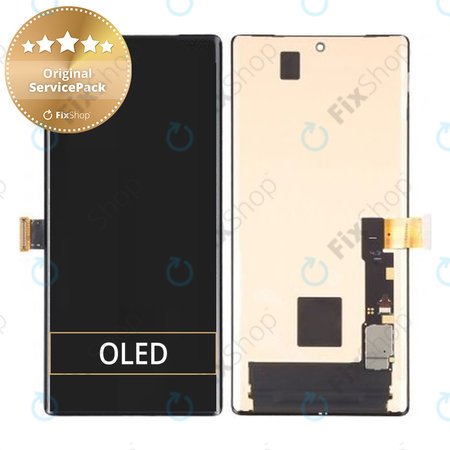 Google Pixel 6 Pro - LCD zaslon + zaslon osjetljiv na dodir + okvir (Stormy Black) OLED - G949-00219-01 Originalni servisni paket