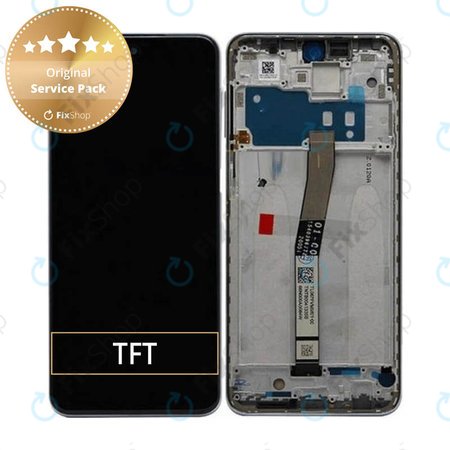 Xiaomi Redmi Note 9 Pro - LCD zaslon + zaslon osjetljiv na dodir + okvir (Interstellar Grey) - 560003J6B200 Originalni servisni paket