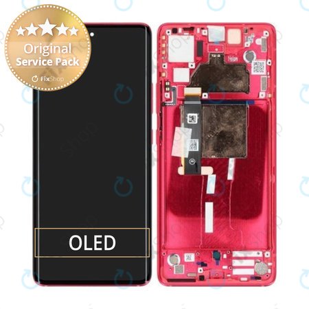 Motorola Edge 30 Fusion - LCD zaslon + zaslon osjetljiv na dodir + okvir (Viva Magenta) - 5D68C22034 Genuine Service Pack