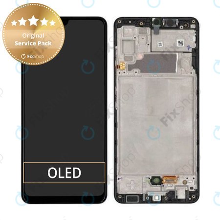 Samsung Galaxy A32 A325F - LCD Dsplay + Touch Screen + Frame (Awesome Black) - GH82-25566A, GH82-25579A Genuine Service Pack