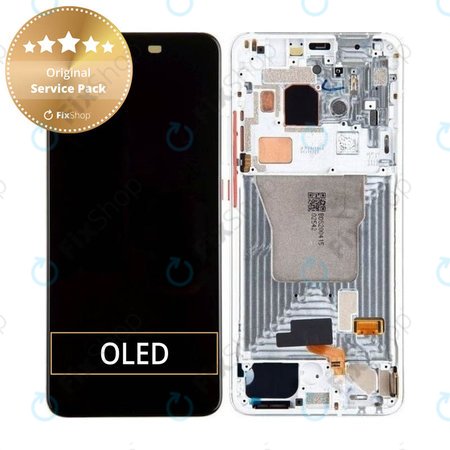 Xiaomi Pocophone F2 Pro - LCD zaslon + zaslon osjetljiv na dodir + okvir (Phantom White) - 56000E0J1100 Originalni servisni paket