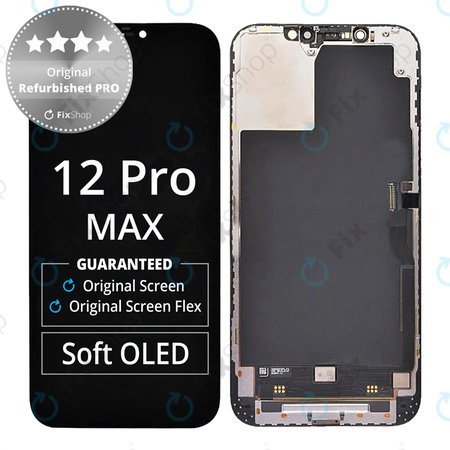 Apple iPhone 12 Pro Max - LCD zaslon + zaslon osjetljiv na dodir + okvir Original Refurbished PRO