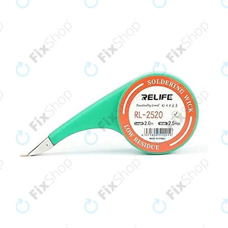 Relife RL-2520 - Spajkalna pletenica za uklanjanje viška kalaja (2,5mm)