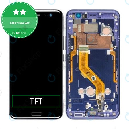 HTC U11 - LCD zaslon + zaslon osjetljiv na dodir + okvir (Blue) TFT