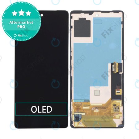 Google Pixel 7 GVU6C GQML3 - LCD zaslon + zaslon osjetljiv na dodir + okvir (crni) OLED