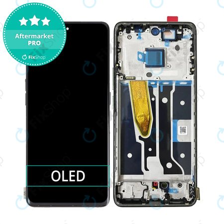 Realme 11 Pro + RMX3740 RMX3741 - LCD zaslon + zaslon osjetljiv na dodir + okvir (Astral Black) OLED