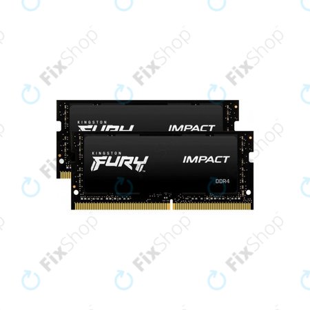 Kingston Fury Impact - Radna memorija SO-DIMM 32GB (2x16GB) DDR4 2666MHz - KF426S15IBK2/32 Genuine Service Pack