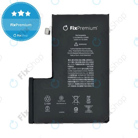 Apple iPhone 12 Pro Max - Baterija A2466 3687mAh FixPremium