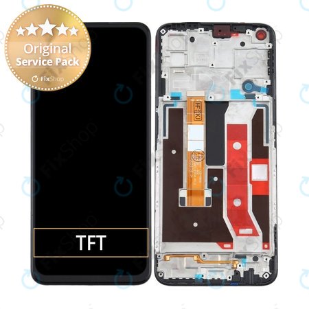 Oppo A72 - LCD zaslon + steklo na dotik + okvir - REF-OppoA7201BF Genuine Service Pack