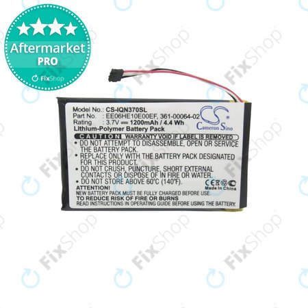 Garmin Nuvi 3700, 3760, 3760T, 3790, 3790T - Baterija 361-00046-02, 361-00064-02, EE06HE10E00EF 1200mAh HQ