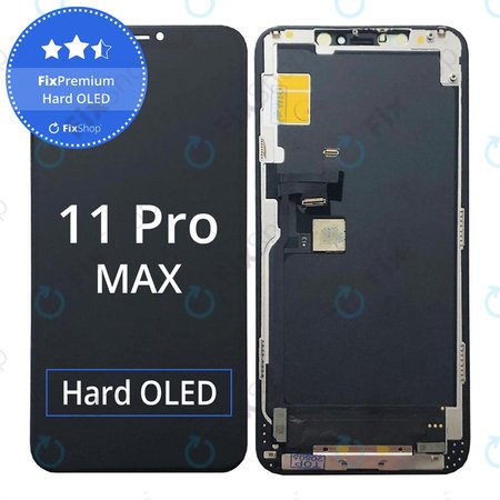 Apple iPhone 11 Pro Max - LCD zaslon + zaslon osjetljiv na dodir + okvir Hard OLED FixPremium