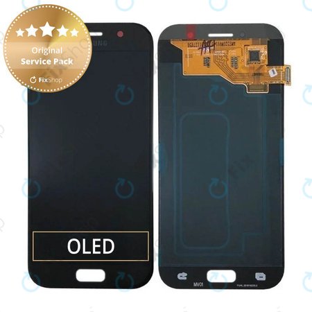 Samsung Galaxy A5 A520F (2017) - LCD zaslon + zaslon osjetljiv na dodir (crno nebo) - GH97-19733A, GH97-20135A Originalni servisni paket