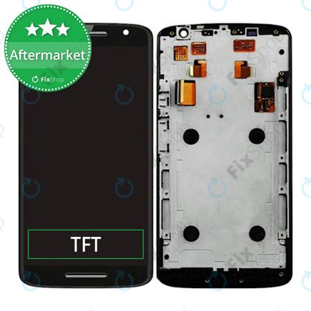 Motorola Moto X Play XT1562 - LCD zaslon + zaslon osjetljiv na dodir + okvir (Black) TFT