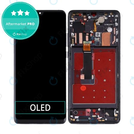 Huawei P30 Pro, P30 Pro 2020 - LCD zaslon + zaslon osjetljiv na dodir + okvir (crni) OLED