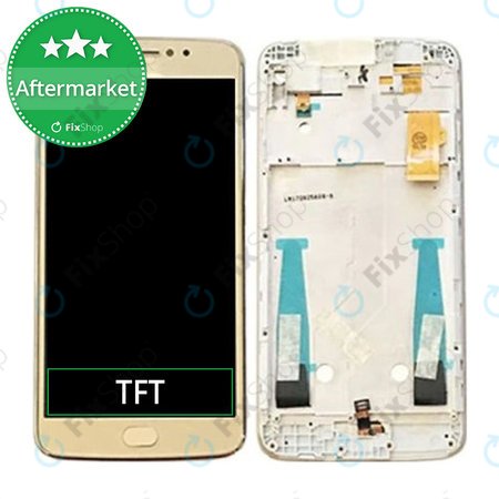 Motorola Moto E4 Plus XT1771 - LCD zaslon + zaslon osjetljiv na dodir + okvir (Gold) TFT