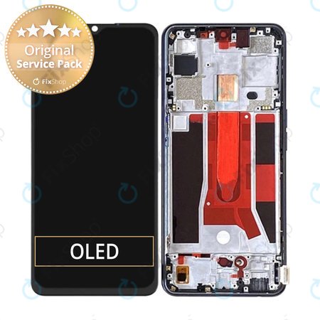 Oppo A91 - LCD zaslon + steklo na dotik + okvir - REF-OppoA9101 Genuine Service Pack