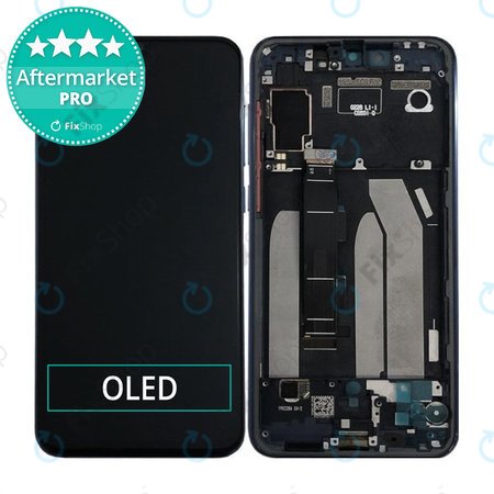 Xiaomi Mi 9 SE - LCD zaslon + steklo na dotik + okvir (Black) OLED