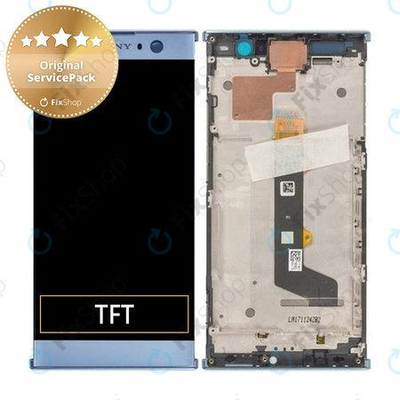 Sony Xperia XA2 H4113 - LCD zaslon + steklo na dotik + okvir (Blue) - 78PC0600030 Genuine Service Pack