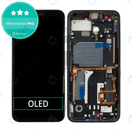 Google Pixel 4 - LCD zaslon + zaslon osjetljiv na dodir + okvir (crni) OLED