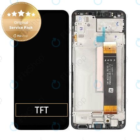 Samsung Galaxy M23 5G M236B - LCD zaslon + zaslon osjetljiv na dodir + okvir (Black) - GH82-28487A, GH82-28488A, GH82-28492A Genuine Service Pack