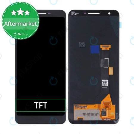 Google Pixel 3a - LCD zaslon + zaslon osjetljiv na dodir TFT